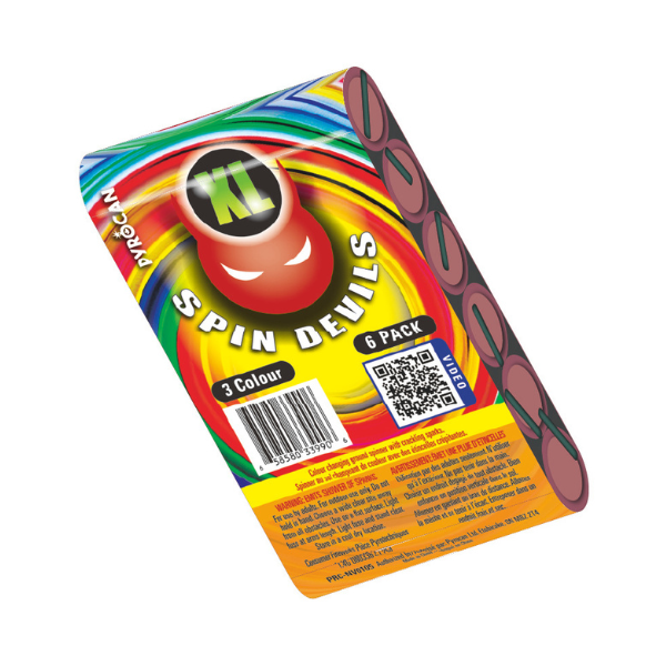 XL Spin Devils 6pk | Fireworks Ground Spinners XL Spin Devils 6pk | Fireworks Ground Spinners