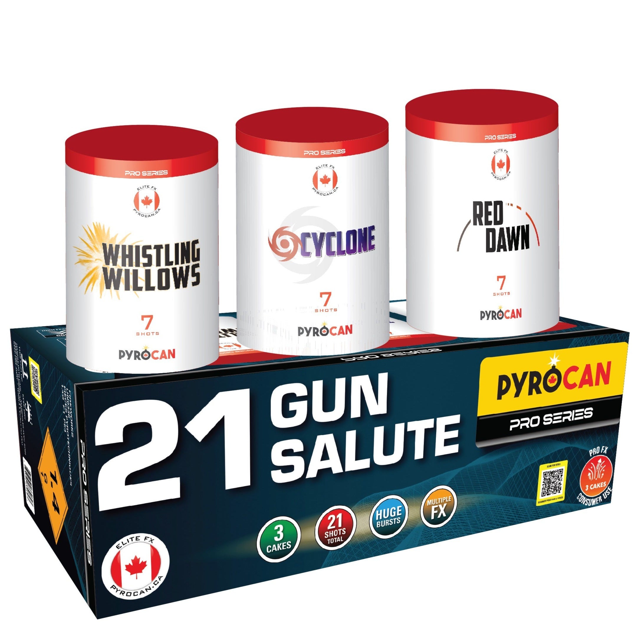 21-Gun Salute: Mortar Cake Pack Canada