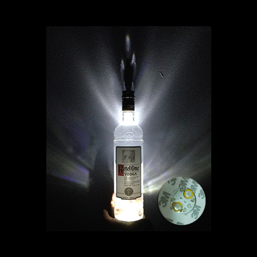 LED Bottle Sticker: 3-Function