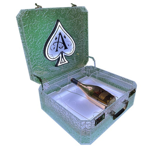 Ace Spades Champagne Box, Bottle Presenter Suitcase