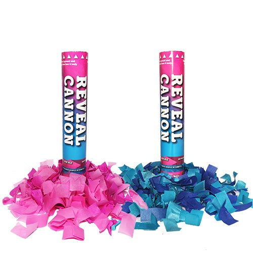 Gender Reveal Confetti Cannon Ecofriendly fun Rocket.ca