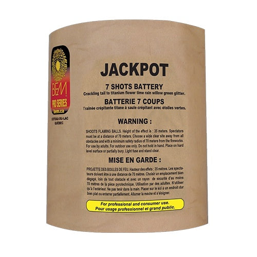 BEM Jackpot Cake | Pro Series Fireworks on sale