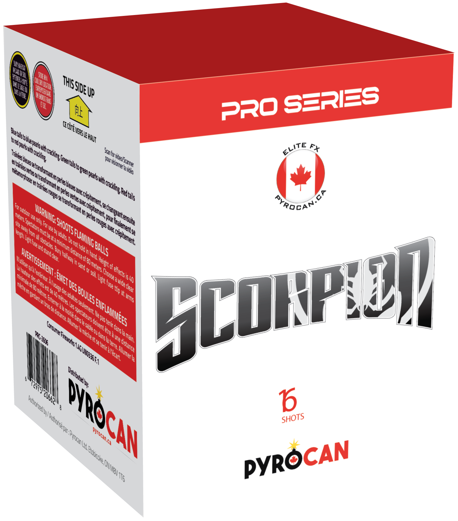 Buy Pro Series Scorpion: Rocket Fireworks Canada
