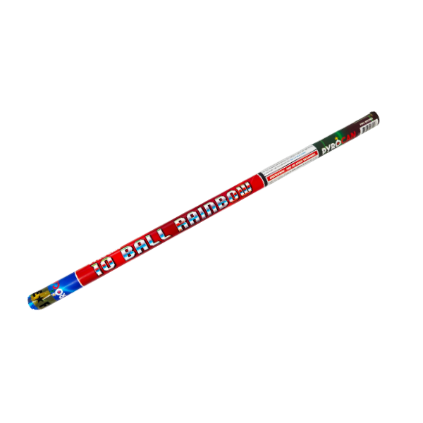 10-Ball Rainbow Candle