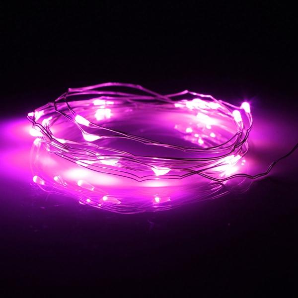 2m Pink LED Fairy Decor Lights | Canada
