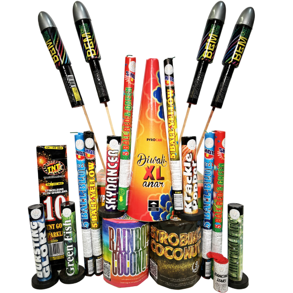 Buy Diwali Hot Box Plus online at Rocket Fireworks Canada