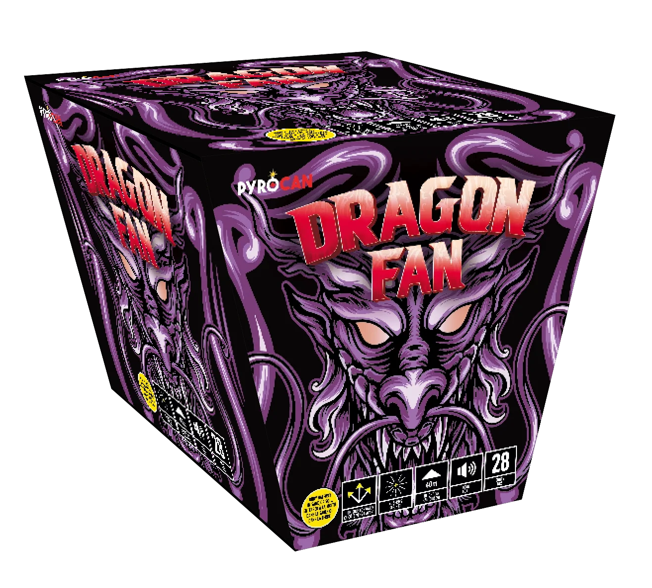 Dragon Fan | Rocket Fireworks Cake