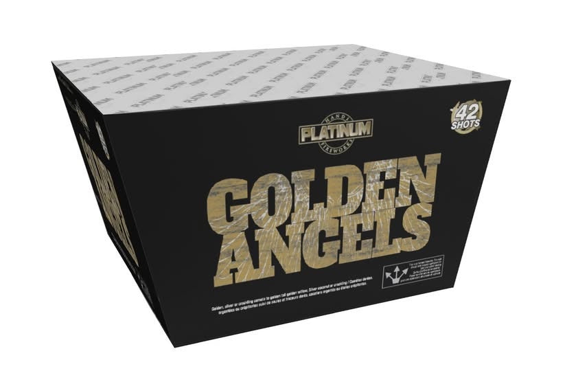 Golden Angels | Rocket Fireworks Cake