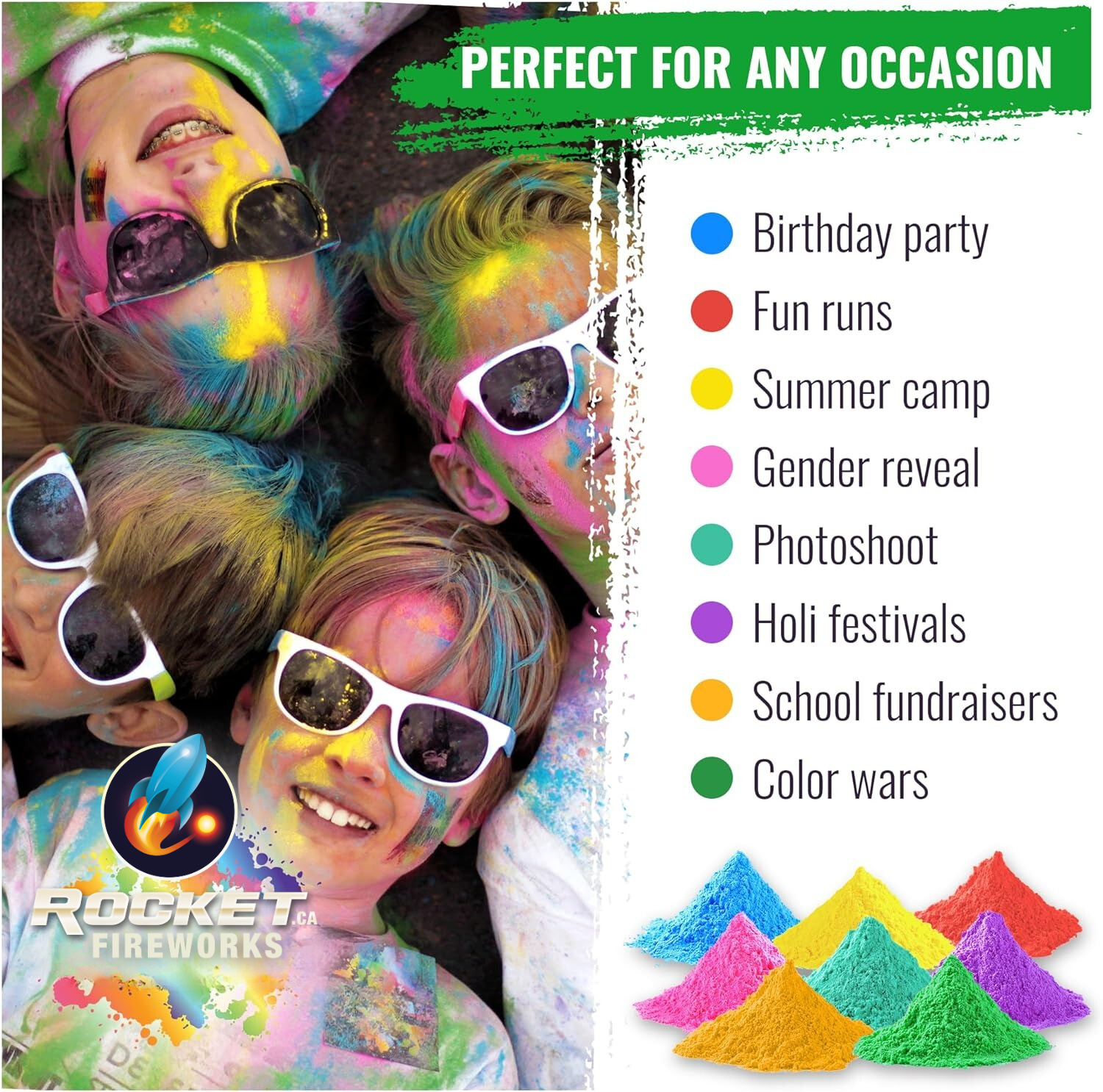 1000g Bag Holi Powder