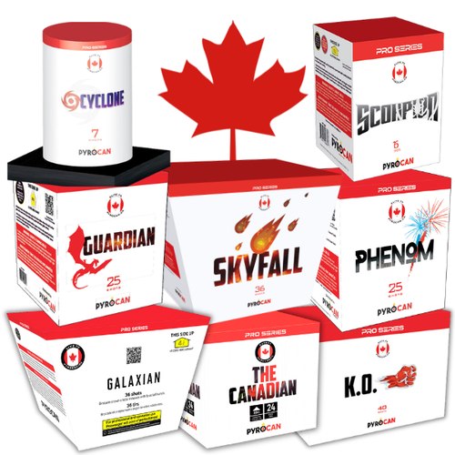 Pyrocan Pro Series Kit | Canada's largest Fireworks effects