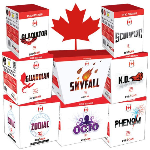 Pyrocan Pro Series Kit | Canada's largest Fireworks effects