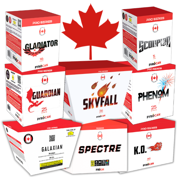 Pyrocan Pro Series Kit | Canada's largest Fireworks effects