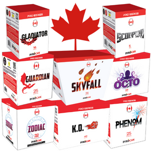 Pyrocan Pro Series Kit | Canada's largest Fireworks effects
