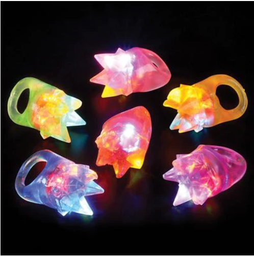 Spike LED Flashing Jelly Ring