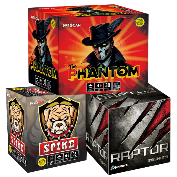 Buy Three Amigos Bundle at Rocket Fireworks Canada