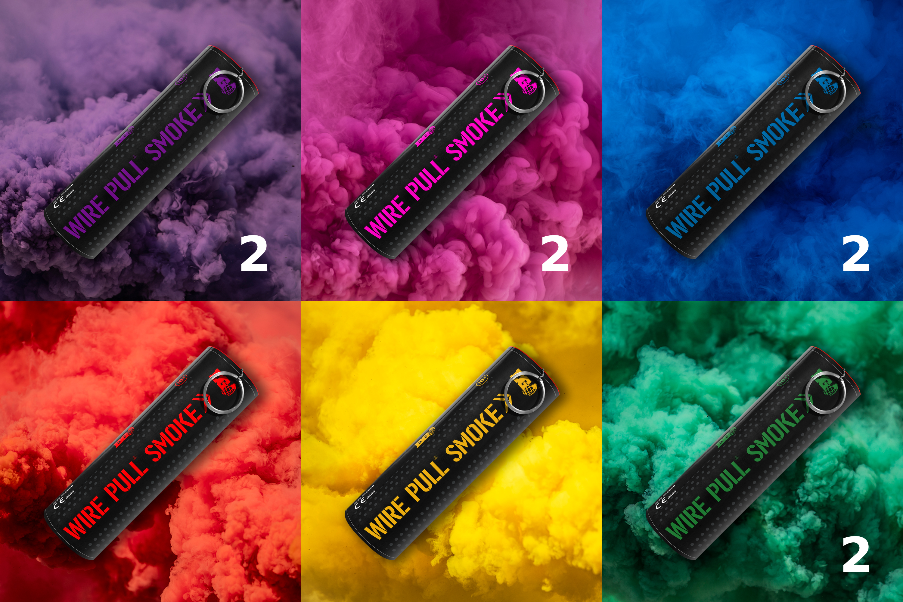 WP40 Smoke Grenade Bulk Deal Pack