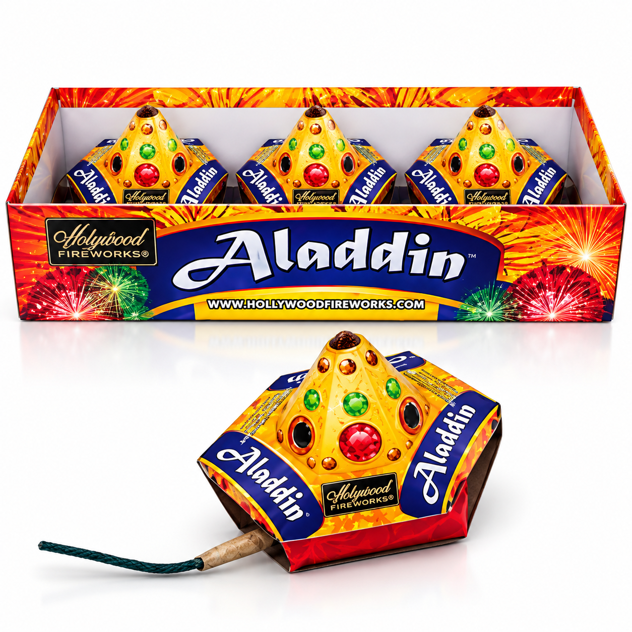 Aladdin Ground Spinner | Diwali Fireworks Ground Effect