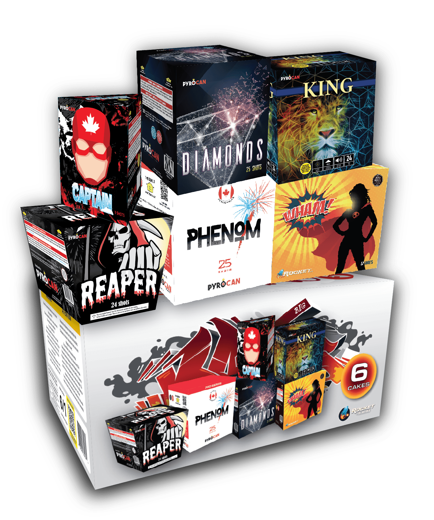 Big Bang 6 | Rocket Fireworks Package