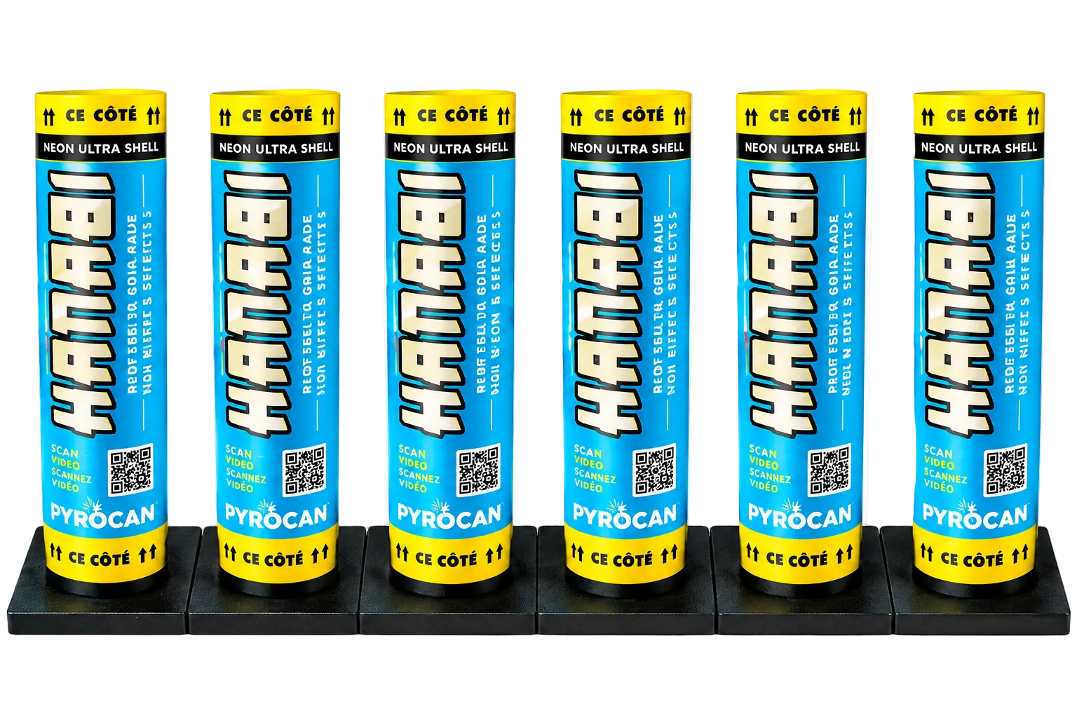 Hanabi Blue Tail to Gold Palm (6pk)