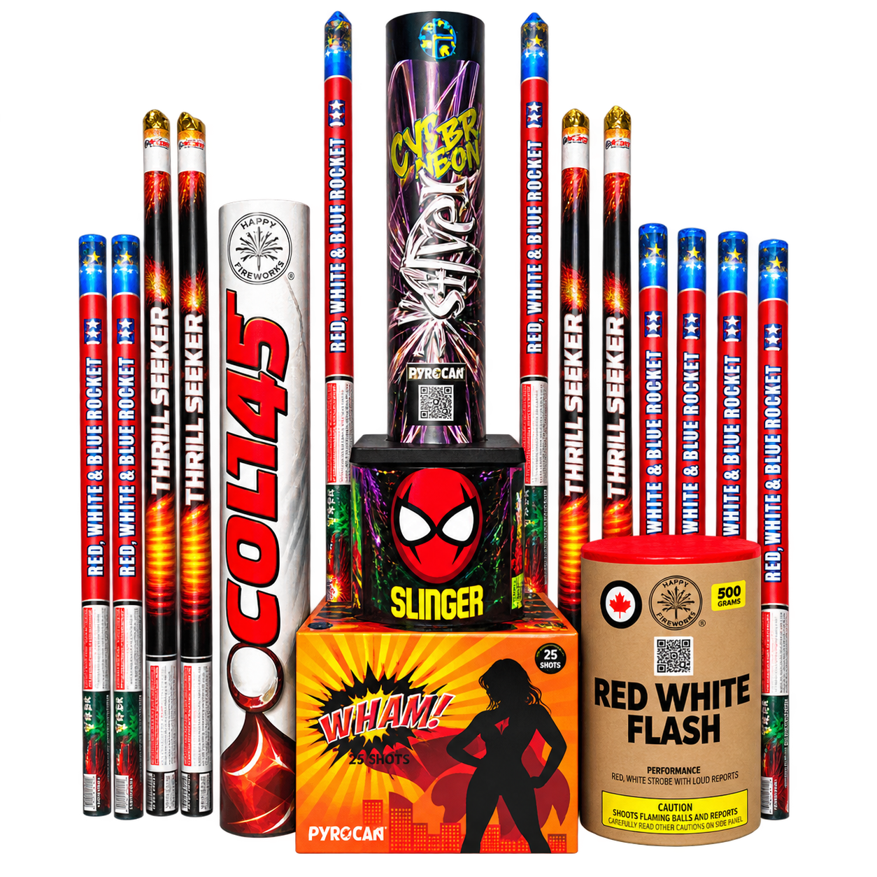 Canadian Celebration | Rocket Fireworks Kit