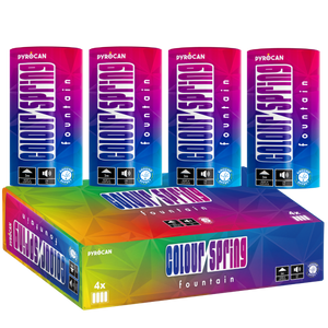Colour Spring  Fountain 4pk