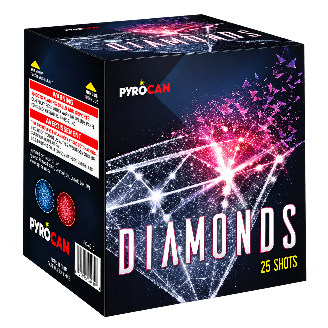 Diamonds | Rocket Fireworks Cake
