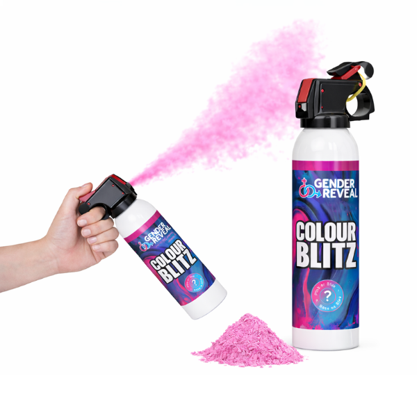Buy Pink or Blue Colour Blitz for Gender Reveal Party