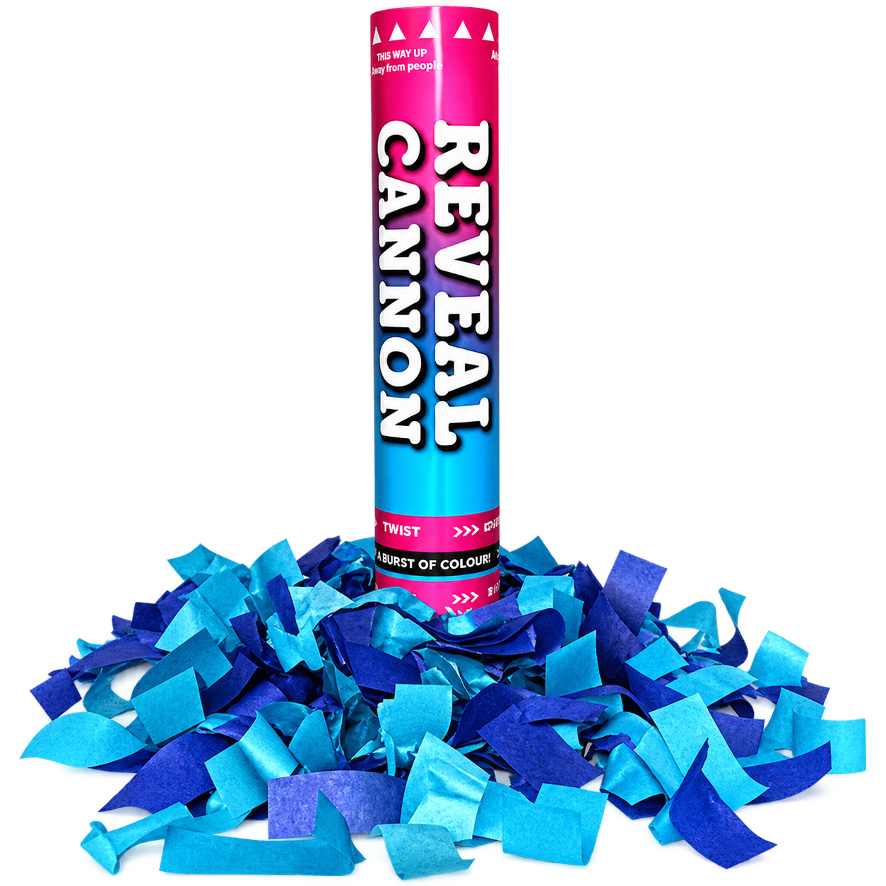 Gender Reveal Confetti Cannon | Blue