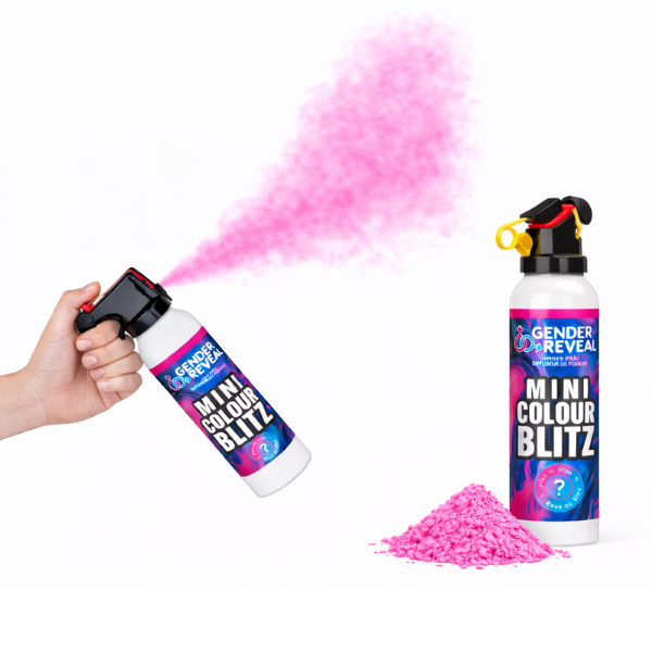 Buy Pink or Blue Mini Colour Blitz for Gender Reveal Party