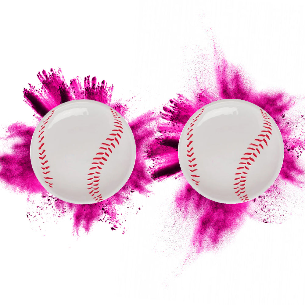 Pink Gender Reveal Baseball: Girl