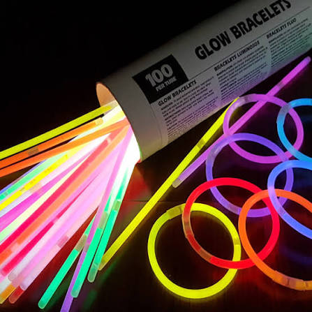 Glow Bracelets - Bulk Tube Of 100 Assorted