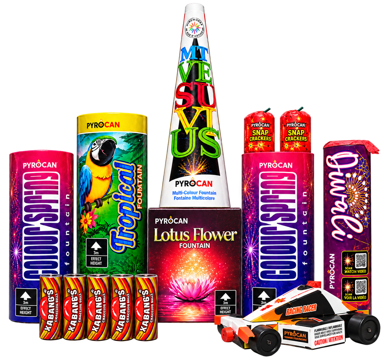 Happy Diwali Pack | Fireworks Fountain Assortment