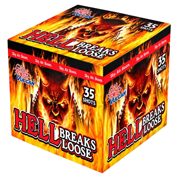 Hell Breaks Loose | Rocket Fireworks Cake