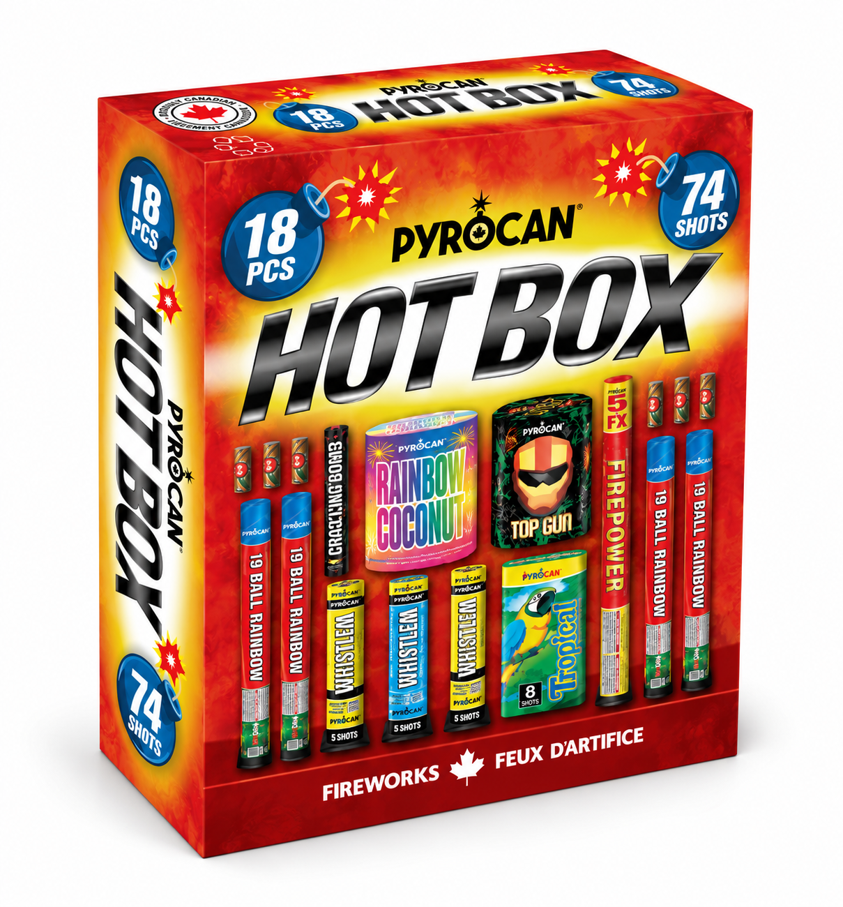 Hot Box | Packaged Fireworks Assortment