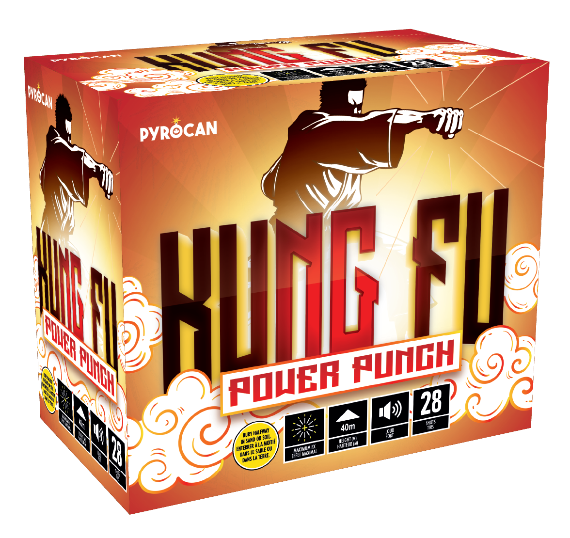 Kung Fu Power Punch | Rocket Fireworks Cake
