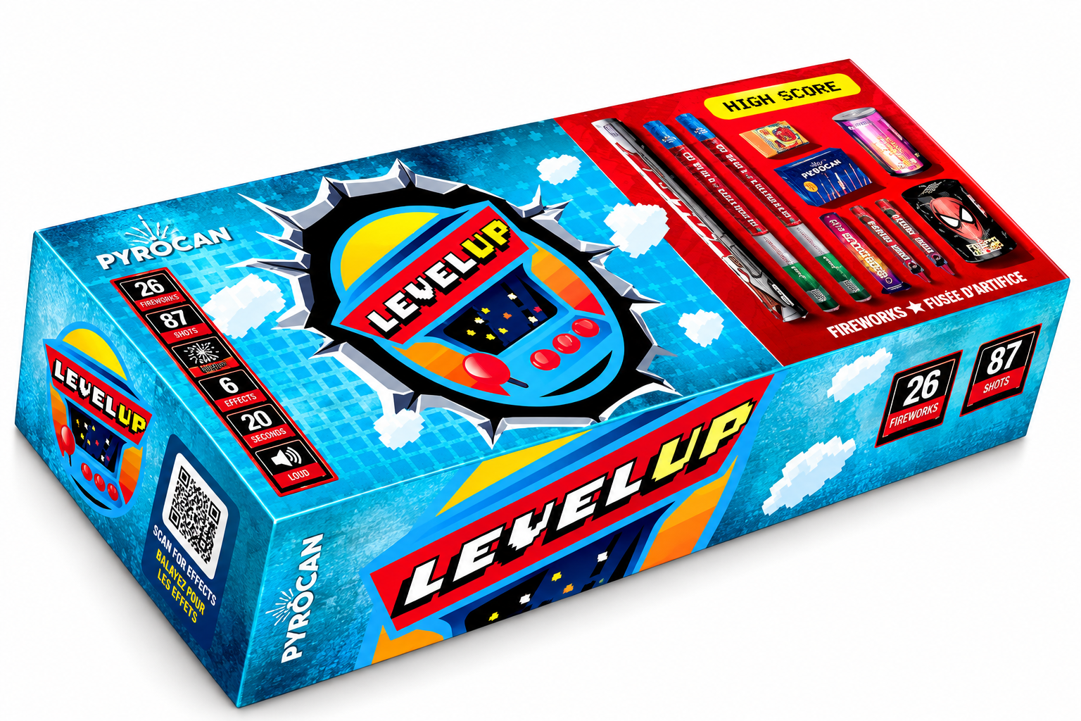 Level Up | Packaged Fireworks Assortment