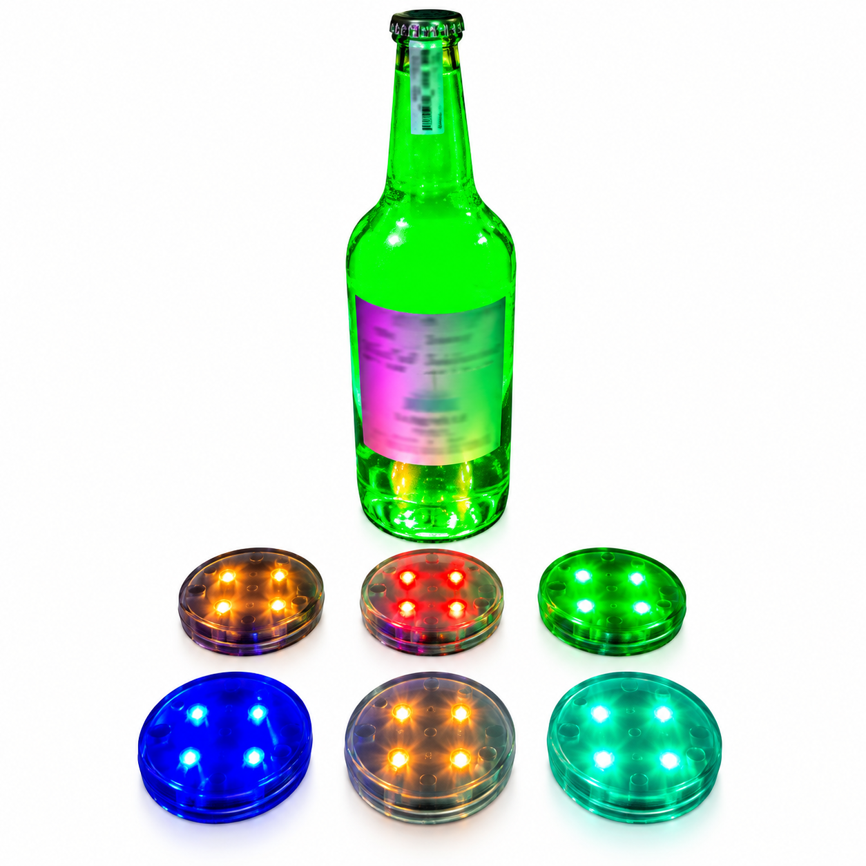 LED Multicolour Bottle Sticker
