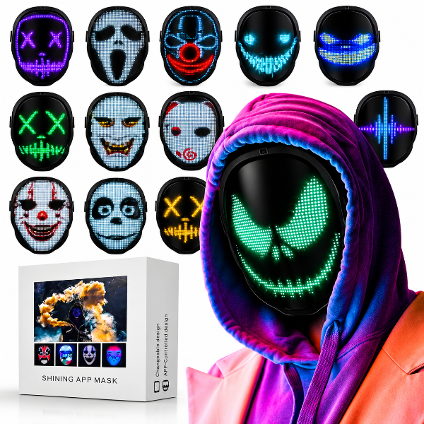 Halloween Led Face Mask