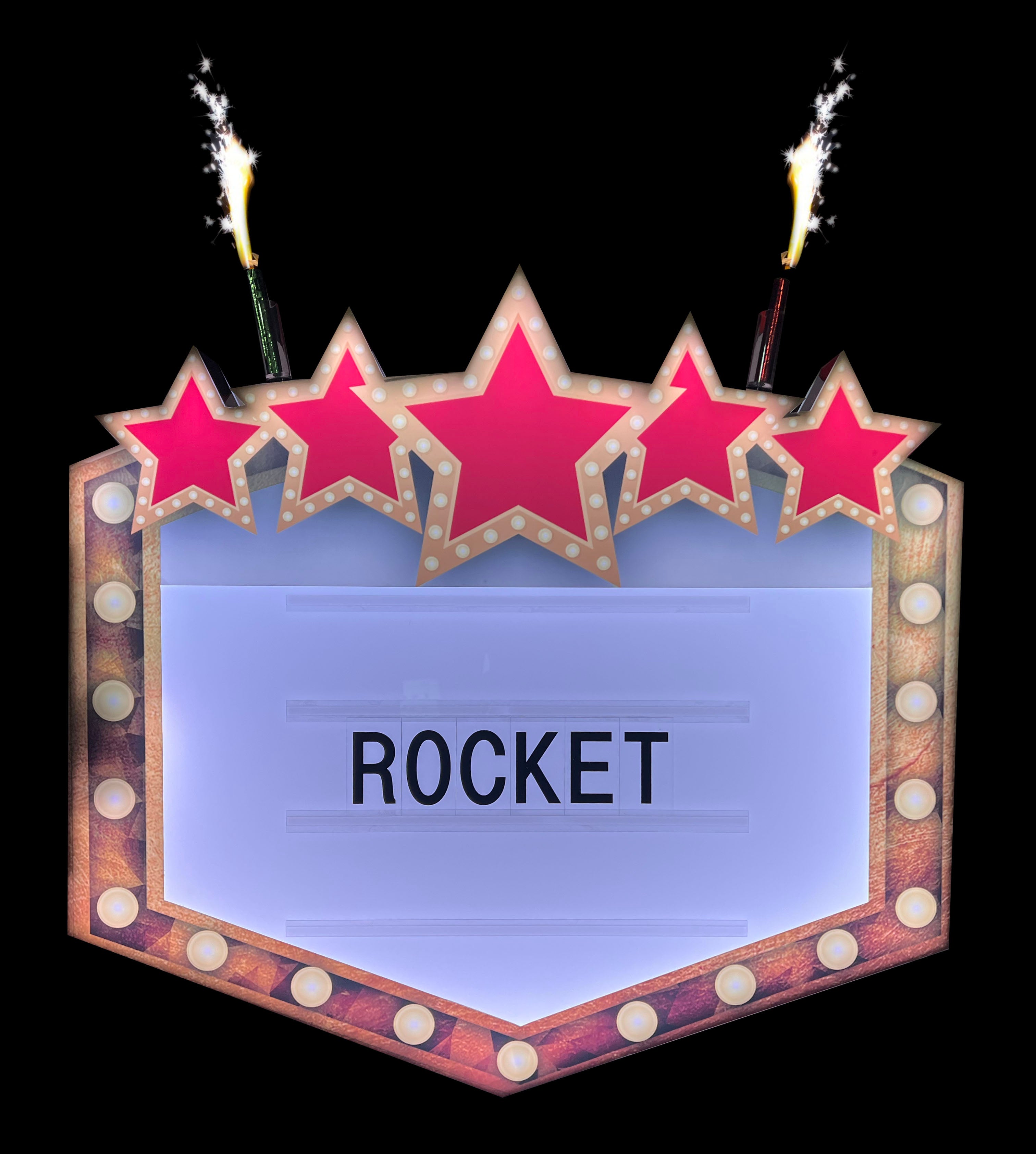 Buy Star Marquee bottle presenter at Rocket Fireworks Canada