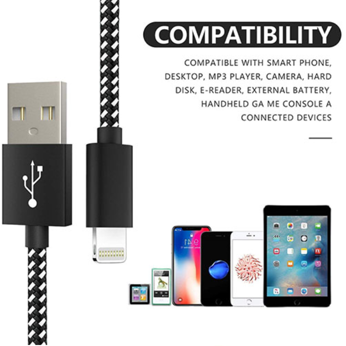 2M High Speed Lightning Cable