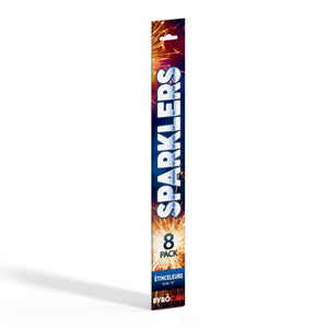 36cm (14") Pyrocan Sparklers: 8-pk