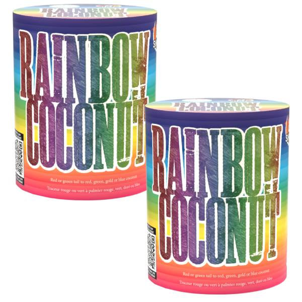 Firework Coconuts Part BOGO: Rainbow Coconut by Rocket Fireworks Canada
