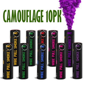 Buy Camouflage 10 pack Smoke Grenades at Rocket Fireworks Canada