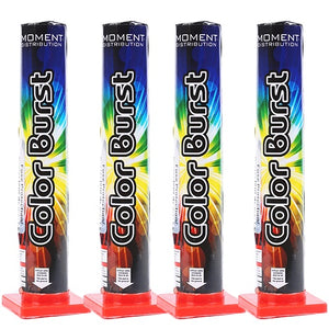 Buy Colour Burst: 4-Pack Plastic Base Mortar at Rocket Fireworks Canada