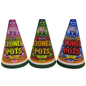 BUY FLOWER POTS FOUNTAIN 3PACK AT ROCKET FIREWORKS CANADA