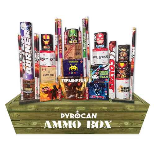 Ammo Box Assortment by Rocket Fireworks Canada