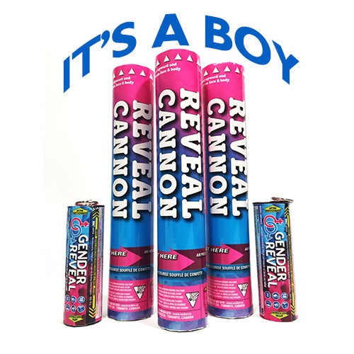 Buy Gender Reveal Pack Boy Bundle at Rocket Fireworks Canada