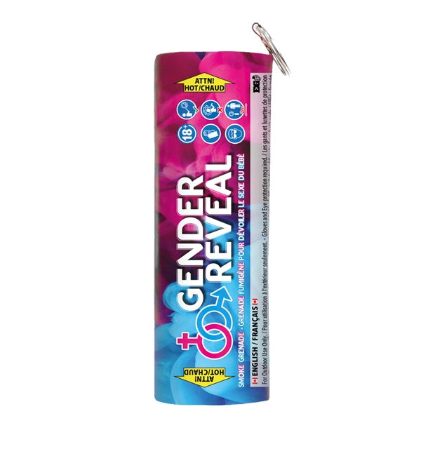 Buy Gender Reveal Smoke Bomb Pink at Rocket Fireworks Canada