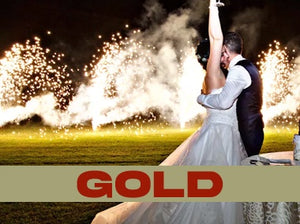 DIY Wedding Fireworks: Gold
