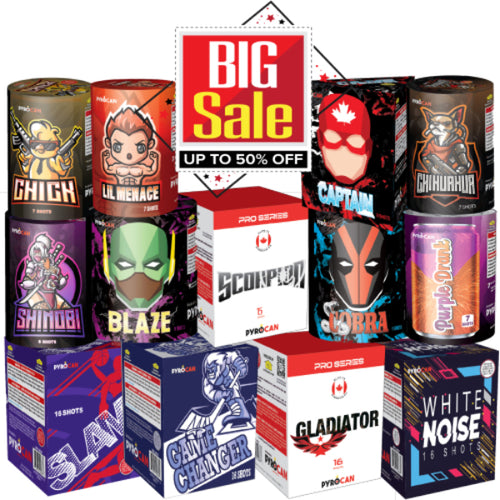 Buy Lucky 13 Boxed-kit at Rocket Fireworks Canada